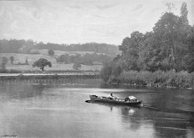 Die Themse bei Runnymede, um 1896 von Valentine and Sons Ltd