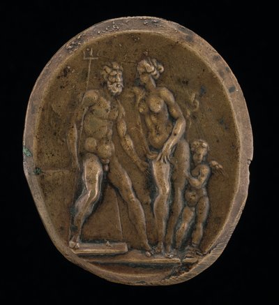 Neptun, Amphitrite und Amor von Valerio Belli