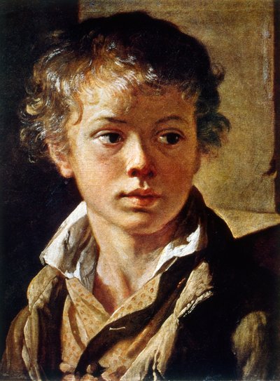 Porträt eines jungen Jungen von Vasili Andreevich Tropinin
