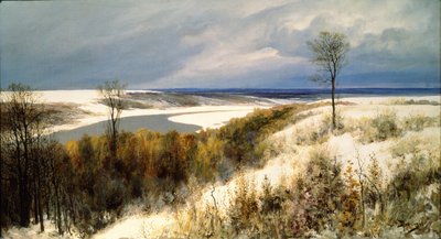 Früher Schnee, 1891 von Vasilij Dmitrievich Polenov