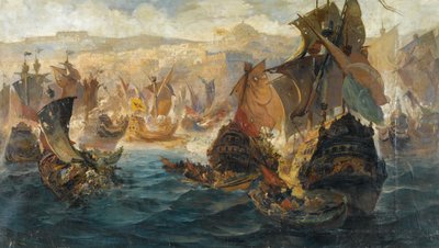 Die Eroberung von Konstantinopel durch die Kreuzfahrer von Vasilios Chatzis