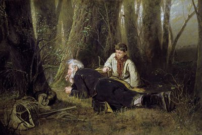 Vogeljäger von Vasily Perov