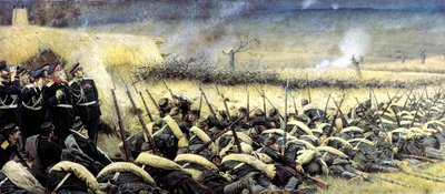 Vor der Offensive. In der Nähe von Pleven, 1877-1878 von Vasily Vereshchagin
