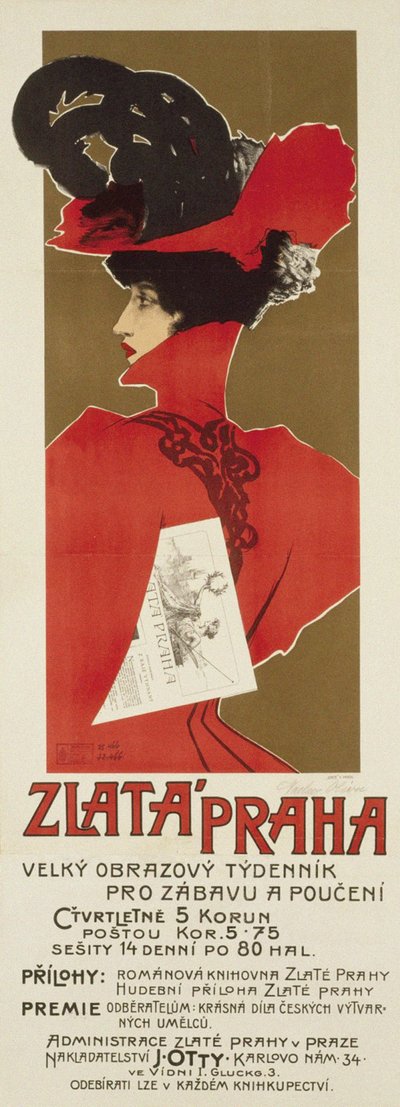 Zlata Praha, 1898 von Václav Oliva