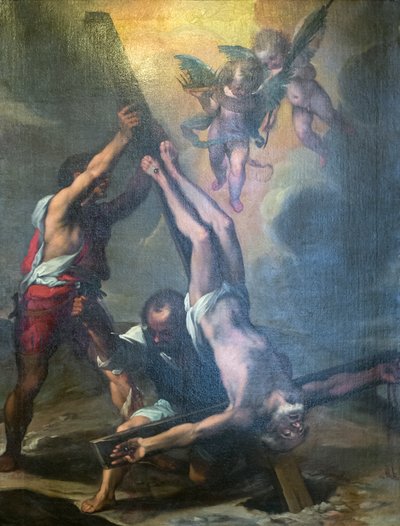 Die Kreuzigung des heiligen Petrus von Ventura di Arcangelo Salimbeni