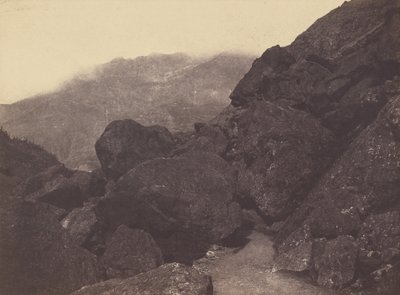 [Felsen bei Gavarnie] von Vicomte Joseph de Vigier