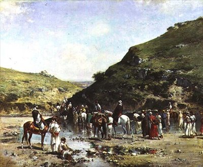 Am Wasser von Victor Pierre Huguet