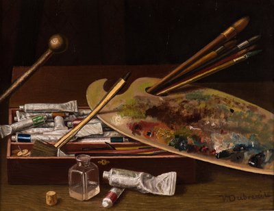 Die Palette des Künstlers von Victor Dubreuil