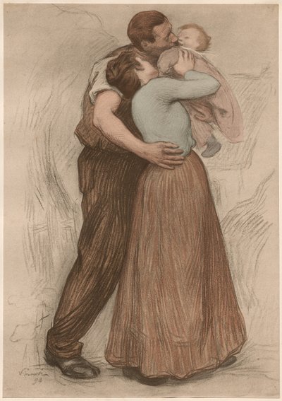 Der Kuss, 1898 von Victor Emile Prouve