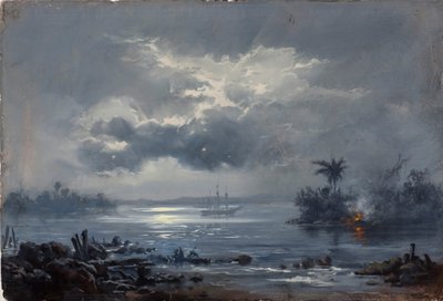 Studie für „Passage von Humaitá“ von Victor Meirelles