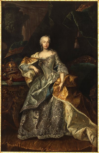 Maria Theresia als Königin von Ungarn von Viennese painter