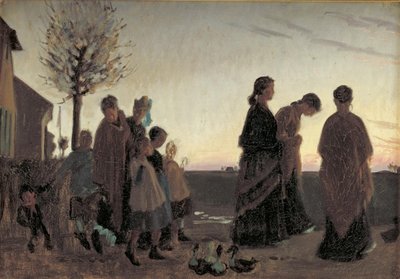 Konfirmationssonntag. Dragør von Viggo Johansen