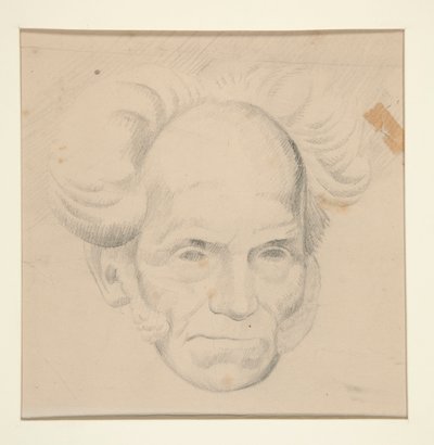 Porträt von Schopenhauer von Viking Eggeling