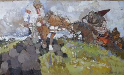 Mikula Selyaninovich, 1917 von Viktor Mikhaylovich Vasnetsov
