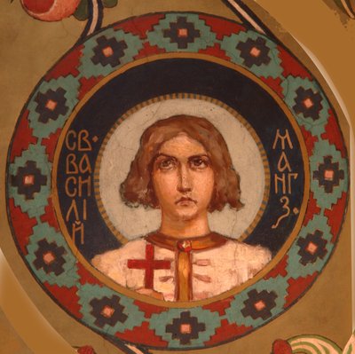 Heiliger Basil von Mangazeya, 1885-1896 von Viktor Mikhaylovich Vasnetsov