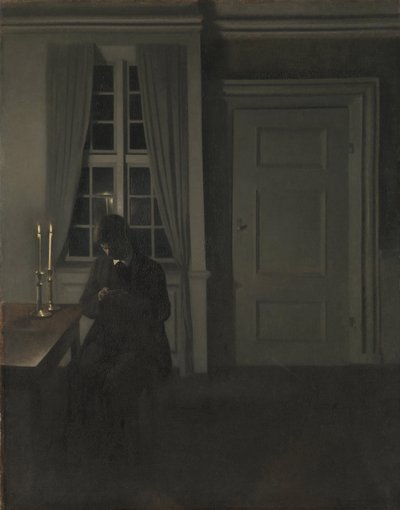 Der Münzsammler von Vilhelm Hammershøi