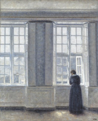 Die hohen Fenster von Vilhelm Hammershøi