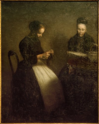 Abendinterieur von Vilhelm Hammershoi