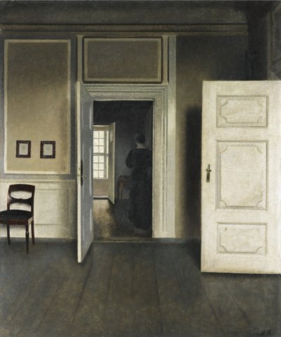Innenraum. Strandgade 30 von Vilhelm Hammershoi