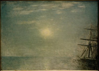 Sonne über dem Meer von Vilhelm Hammershoi
