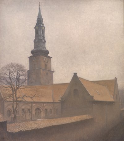 St. Peters Kirche, Kopenhagen von Vilhelm Hammershoi