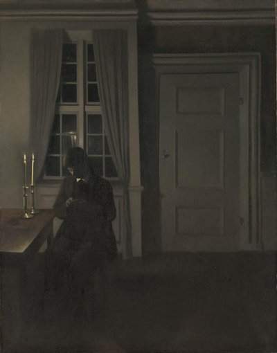 Der Münzsammler, 1904 von Vilhelm Hammershoi