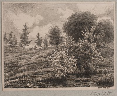 Hügel bei einem Moor von Vilhelm Kyhn