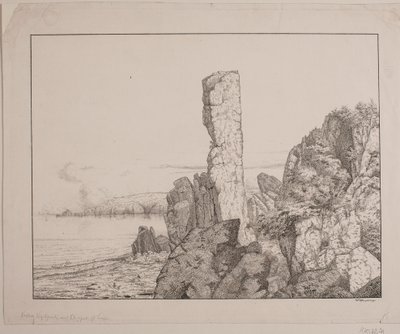 Felsenküste auf Bornholm von Vilhelm Kyhn