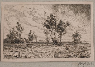 Landschaft bei stürmischem Wetter von Vilhelm Kyhn