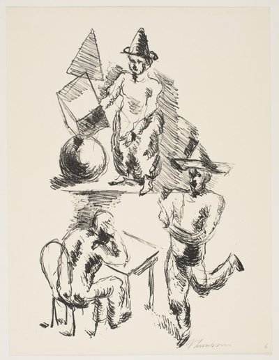 Blatt aus "Klingens Kunstnermappe Nr. 2" von Vilhelm Lundstrøm