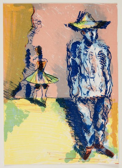 Pierrot und Colombine von Vilhelm Lundstrøm