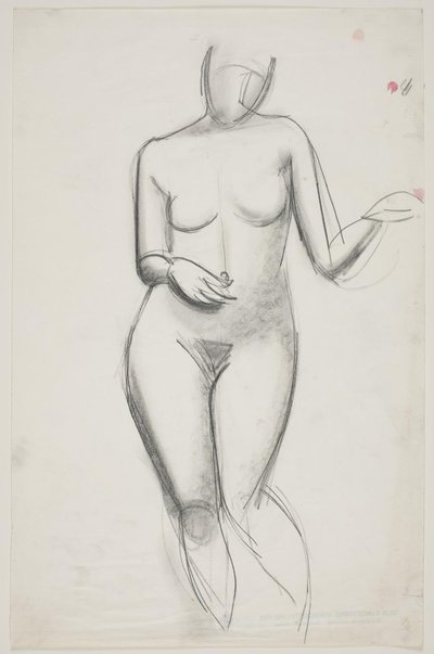 Stehendes weibliches Modell von Vilhelm Lundstrøm