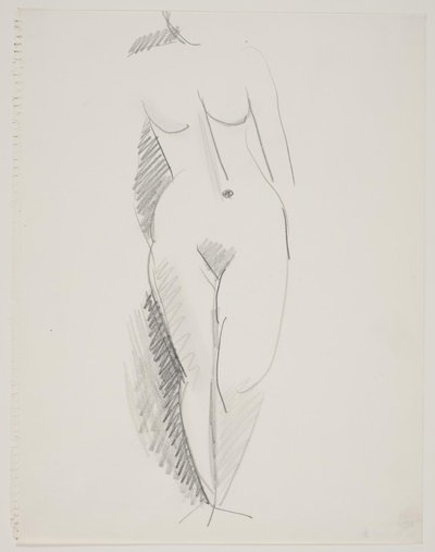 Stehendes weibliches Modell von Vilhelm Lundstrøm