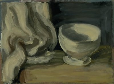 Stillleben mit Tuch und Schale von Vilhelm Lundstrøm