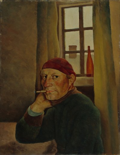 Selbstporträt, 1933 von Vilho Lampi