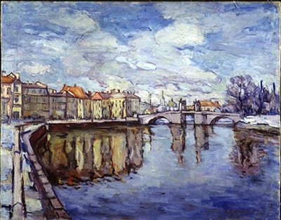 Ansicht von Tartu von Villem Aleksander Ormisson
