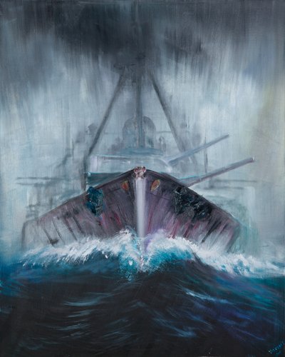 Schlachtkreuzer Derfflinger 1918, 2016 von Vincent Alexander Booth