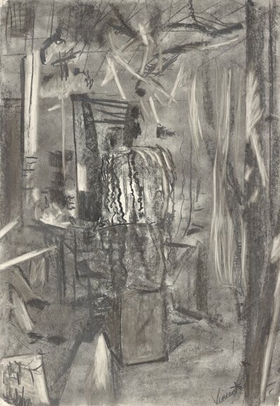 Kerze und Schatten von Vincent Alexander Booth