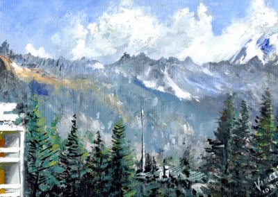 Crans Skyline, 2011 von Vincent Alexander Booth