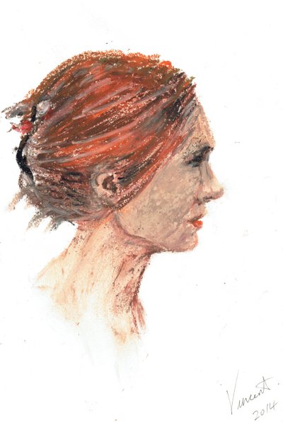Gesicht, 2013 von Vincent Alexander Booth