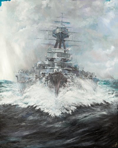 HMS Hood (2), 2016 von Vincent Alexander Booth