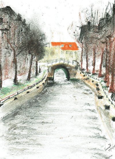 Holland, Kanalansicht, 2005 von Vincent Alexander Booth