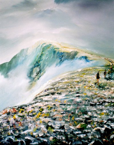 Sommerlauf auf Helvellyn, 2013 von Vincent Alexander Booth