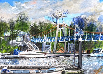 Teddington Lock von Vincent Alexander Booth