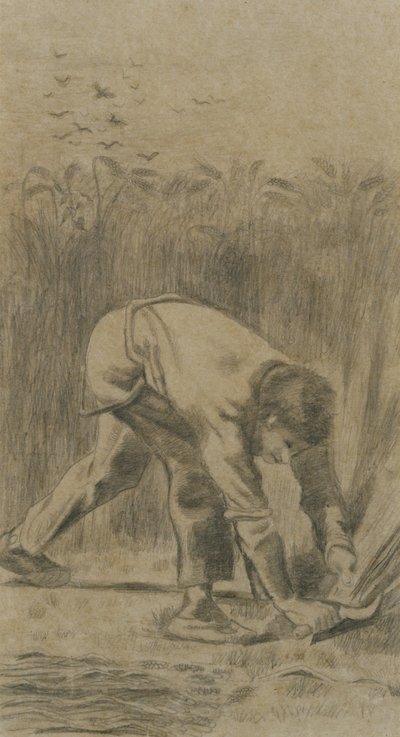 Der Schnitter nach Millet, 1880 von Vincent van Gogh