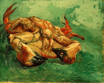 Auf dem Rücken liegender Krebs von Vincent van Gogh
