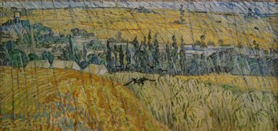 Auvers bei Regen von Vincent van Gogh