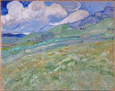 Berglandschaft hinter dem Hospital Saint-Paul von Vincent van Gogh