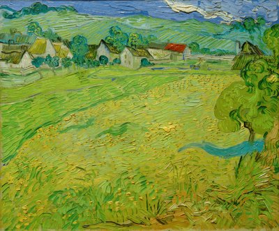Blick auf Les Vessenots bei Auvers von Vincent van Gogh
