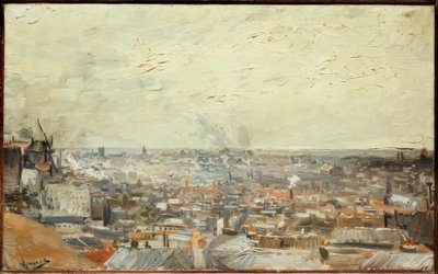 Blick auf Paris vom Montmartre von Vincent van Gogh